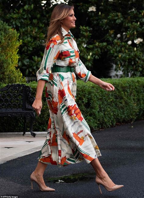 melania trump in gucci dress